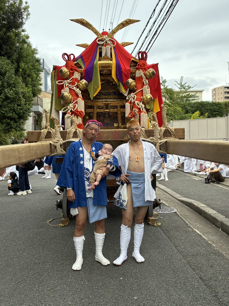 地元の祭りも終わり うぅ～助も無事に 18歳の誕生日を迎えました