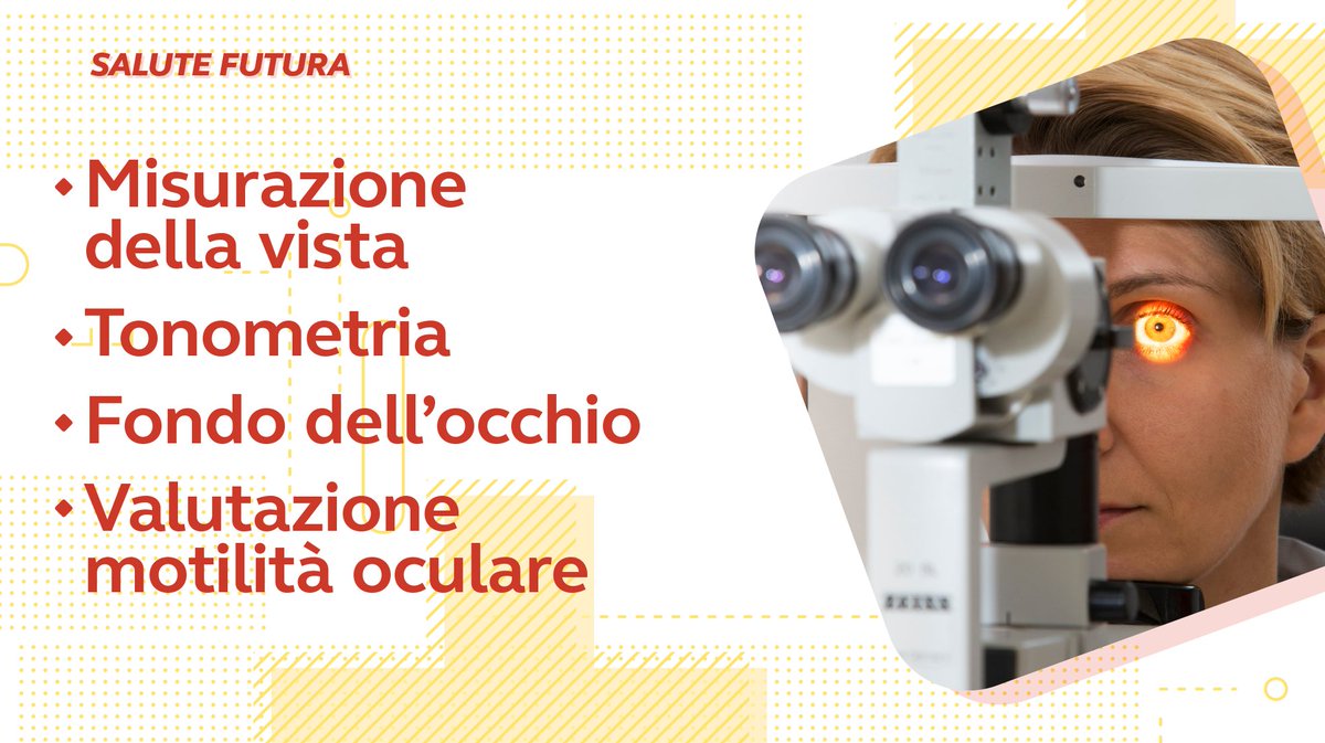 Il piano sanitario Salute Futura guarda anche alla tua vista. Copre visite oculistiche, occhiali, lenti a contatto e montatura. Perché la salute passa anche dagli occhi. Scopri di più casagitsalute.it/piani-sanitari…