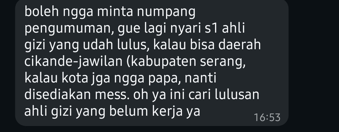 #loker luurr
boleh dm kesini yaa