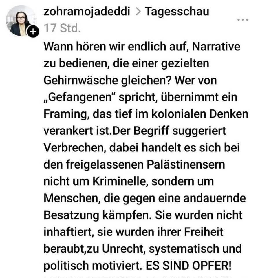 Finanzpolitische Sprecherin der <a href="/GRUENE_Hamburg/">GRÜNE Hamburg</a> zu #Hamas Deal.
Ohne Worte!
