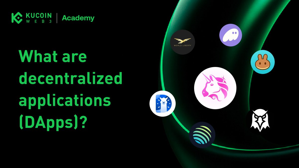 KuCoin_Web3's tweet image. 🔍 What’re decentralized applications (DApps) #KuCoinWeb3Academy

A decentralized application that runs on blockchain — no central authority, no single point of failure.

Explore what makes #DApps revolutionary and how to access them with KuCoin Web3 Wallet 👇…