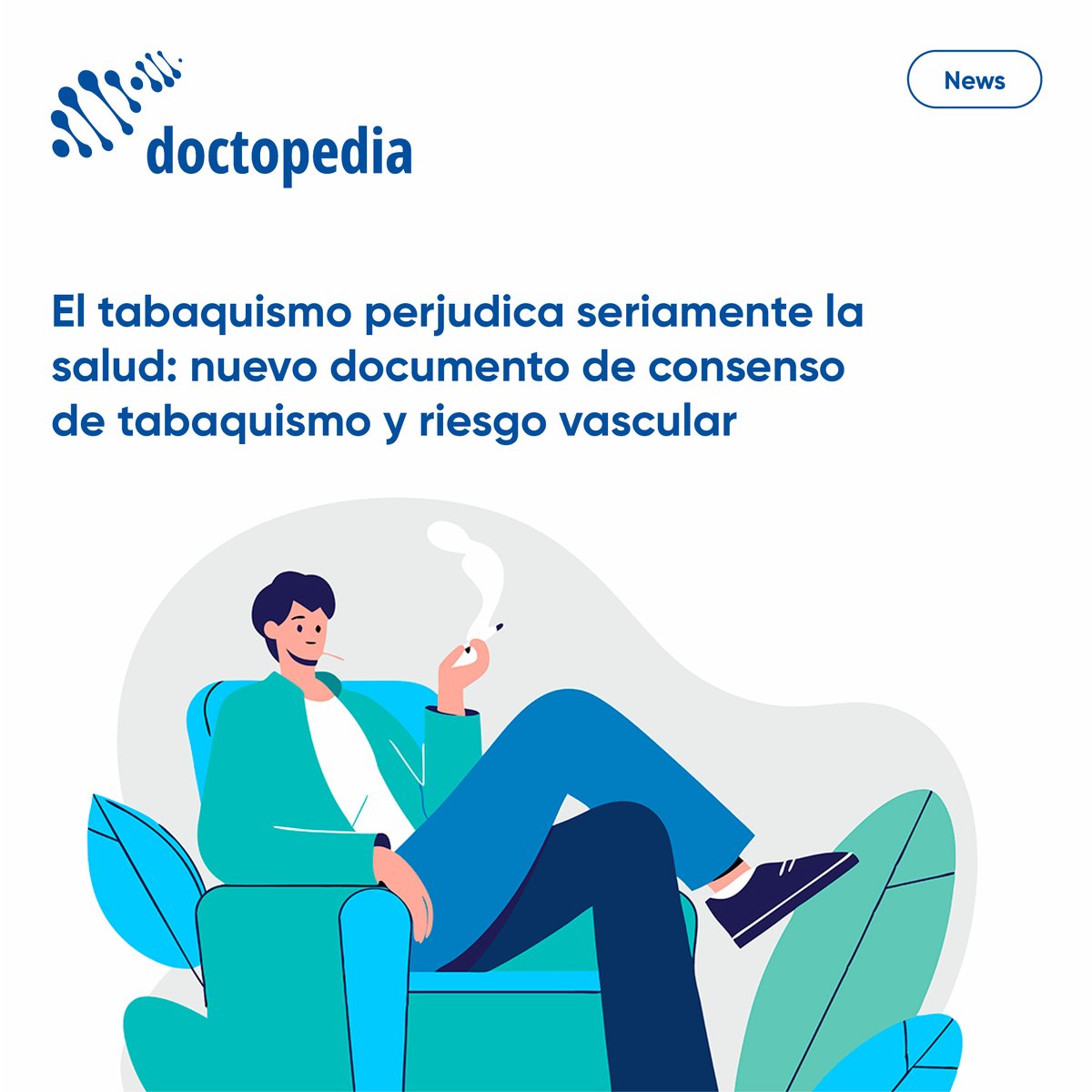 🆕#Doctonews | ¿Sabías que el tabaquismo afecta gravemente la #saludcardiovascular?

Fumar no solo incrementa el riesgo de ictus e infarto, sino que también deteriora los vasos sanguíneos y favorece enfermedades cardiovasculares a largo plazo. Incluso el humo de terceros y los