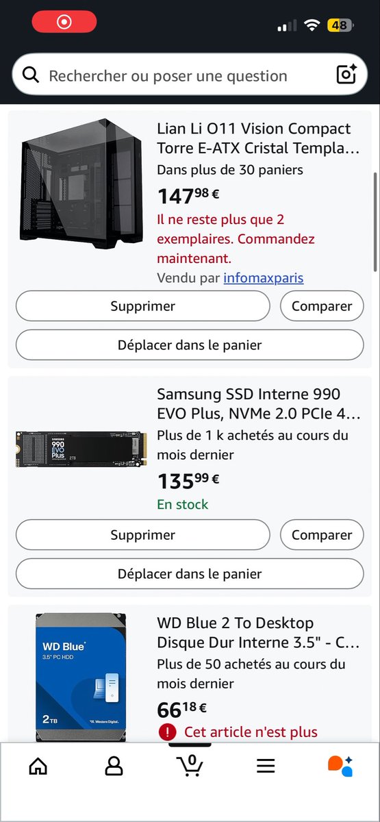 Myfa947143's tweet image. Salut j’ai besoin d’avis sur ma config pour 1800€ est ce que c’est compatible ? Et a la place de la rtx 4060 j’ai modifier avec la Asus Prime GeForce RTX 5060 Ti
8GB GDDR7 OC #pc #configpc #gamer