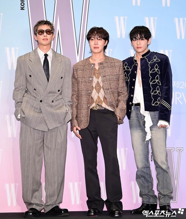 [NEWS] #V, #RM and #JHOPE at W Korea’s 20th Breast Cancer Awareness Campaign: Love Your W