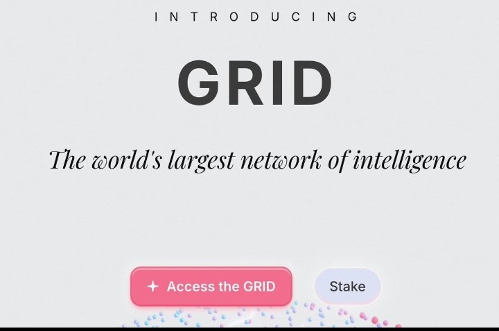 buybtcsupport's tweet image. What is the GRID🧠?
The GRID is the world's largest network of intelligence,a system where agents, models, data sources, and compute work together to answer questions. Contributed by the world's best builders working together to deliver AGI- level results.
@LeaderX_btc