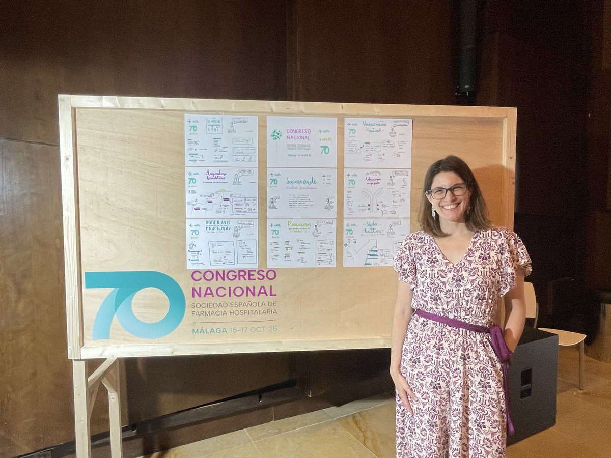 70 Congreso SEFH (@sefhcongreso) on Twitter photo Gracias a <a href="/crisgzpz/">Cristina González Pérez</a> por ejercer de VISUAL THINKER de la mesa Sapere aude: actualidad farmacoterapéutica I. Podéis consultarlo en la zona de exposición
#sefh25 Gracias a <a href="/crisgzpz/">Cristina González Pérez</a> por ejercer de VISUAL THINKER de la mesa Sapere aude: actualidad farmacoterapéutica I. Podéis consultarlo en la zona de exposición
#sefh25