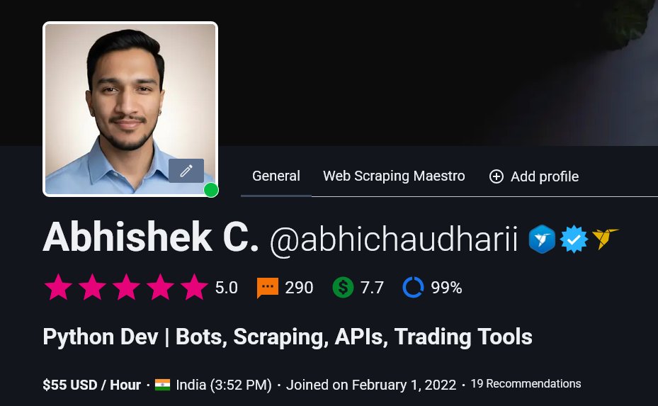 AbhiChauddhari's tweet image. Last month, a client asked if I could “just make a small Python script.”
That one “small script” turned into a full-time project.
That’s how freelancing really works.
One good project can open five new doors.
#Python #Freelancing #BuildInPublic #Automation #Coding