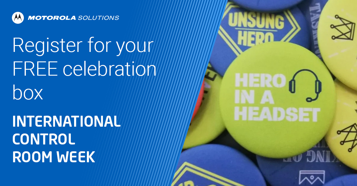 MotSolsEMEA's tweet image. Thrilled to announce that #MotorolaSolutions is the headline sponsor for International #ControlRoomWeek! We look forward to celebrating the vital work of our control room heroes next week. Control Room Teams: Register for your FREE celebration box: bit.ly/3VT7wiI