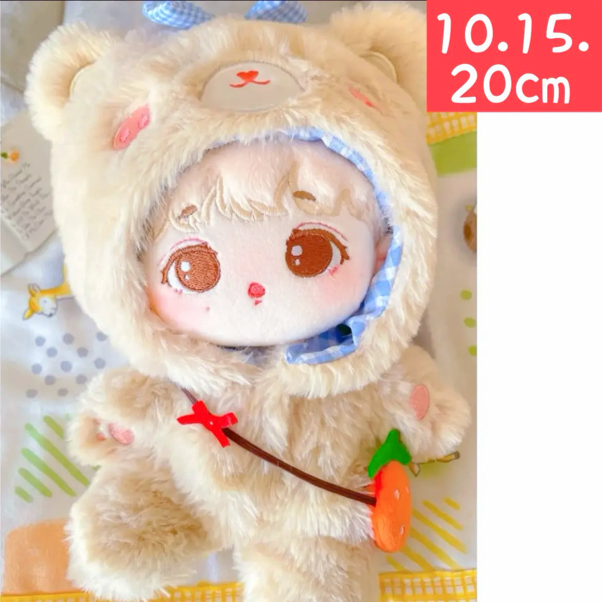 Ｑooeぬい服 🐰大きいぬいちゃんのお洋服🥕// うさちゃんにまつわるデザイン