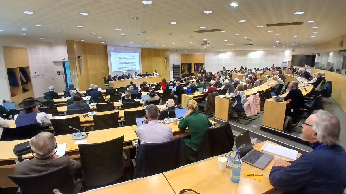 2nd day at the <a href="/coe/">Council of Europe</a> <a href="/cingoeu/">The Conference of INGOs</a> plenary meeting... soon the adoption of the autumn session statements. One will address #Migration and #HousingForAll.
<a href="/GErmischer/">Gerhard Ermischer</a> <a href="/CoESocialRights/">Council of Europe Social Rights</a> <a href="/anrurka/">Anna Rurka</a> <a href="/alain_berset/">Alain Berset</a> <a href="/CoEHumanRights/">Council of Europe - Human Rights</a> <a href="/CommissionerHR/">Commissioner for Human Rights</a>