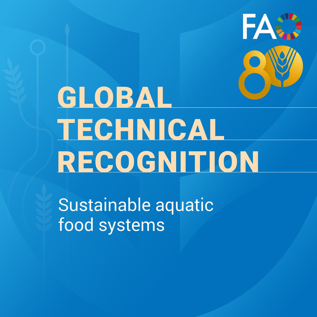 NABiC_SCSP's tweet image. MISSION Navshakti gets global .technical .recognition by @FAO   for sustainable aquatic food systems  by ICAR NBFGR @icarindia  @PMOIndia