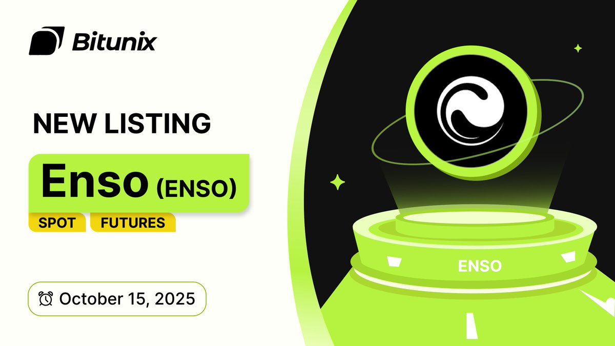 BitunixDE's tweet image. 📣 $ENSO @EnsoBuild
Trading ist jetzt auf Bitunix verfügbar!
🚀 Spot-Trading bitunix.com/spot-trade/ENS…
🔥 Futures-Trading bitunix.com/contract-trade…
ℹ️ Weitere Details bitunix.com/coin-introduce…