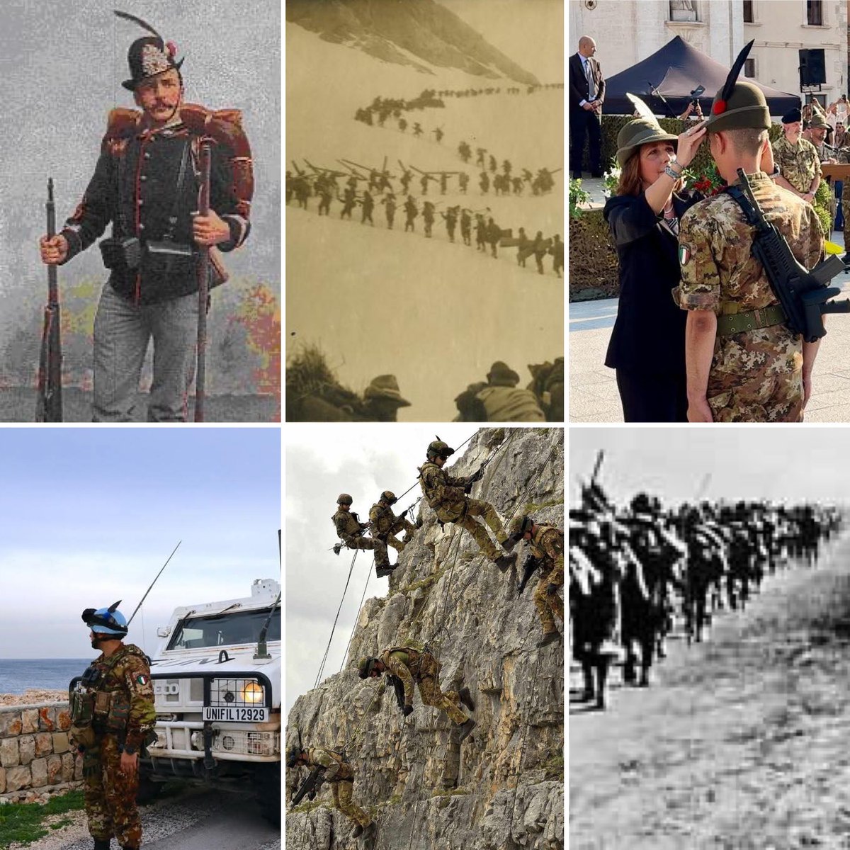 isabellarauti's tweet image. 153 ANNI DI ALPINITA’ AL SERVIZIO DELL’ITALIA 🇮🇹

AUGURI ALPINI 🪶

📜Il 15 ottobre 1872 nascono gli #Alpini con la firma di Re Vittorio Emanuele II al Decreto n.1056 che sancisce la costituzione delle prime 15 compagnie destinate alla difesa delle #Alpi composte da uomini…