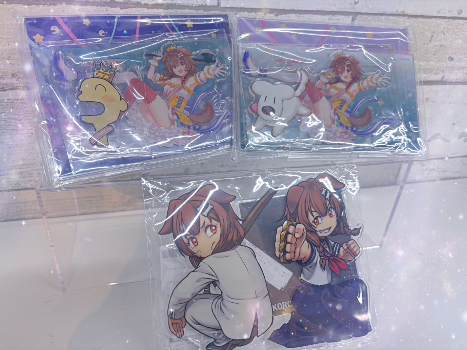 ホロライブ 戌神ころね 最凶天災☆アクリルジオラマスタンド 裏 ver