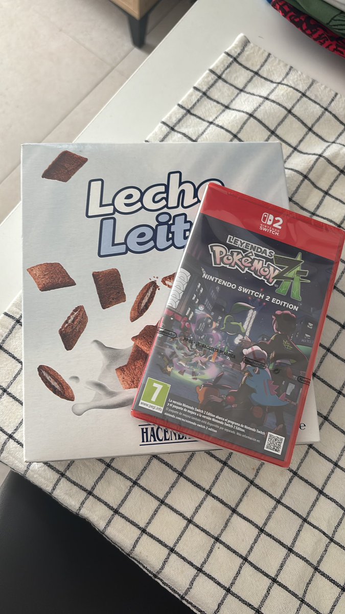 _GoldenPKM's tweet photo. Oficialmente soy la primera persona del mundo en poner Leyendas Pokemon ZA sobre unos cereales del Mercadona.

WR https://t.co/MQryBKrUlx