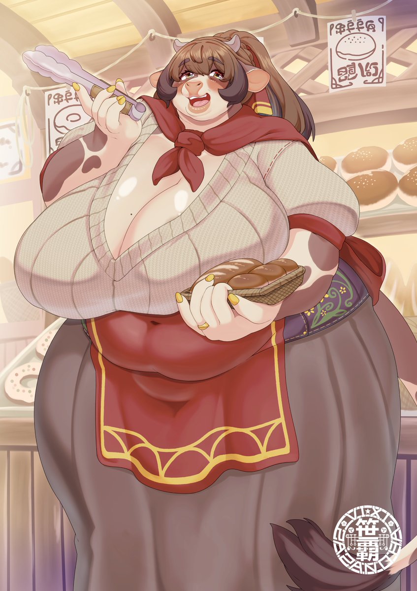 パン屋の牛おばさん🐄🍞