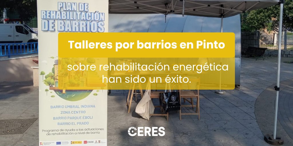 comunidad_ceres's tweet photo. En cada jornada acercamos información clara y práctica a la ciudadanía para que pueda acceder a las ayudas del Plan de Rehabilitación de Barrios, resolver dudas y conocer los beneficios de vivir en edificios más eficientes, seguros y confortables.⁣
⁣#transicionecologica #madrid https://t.co/JelOD2C2J7