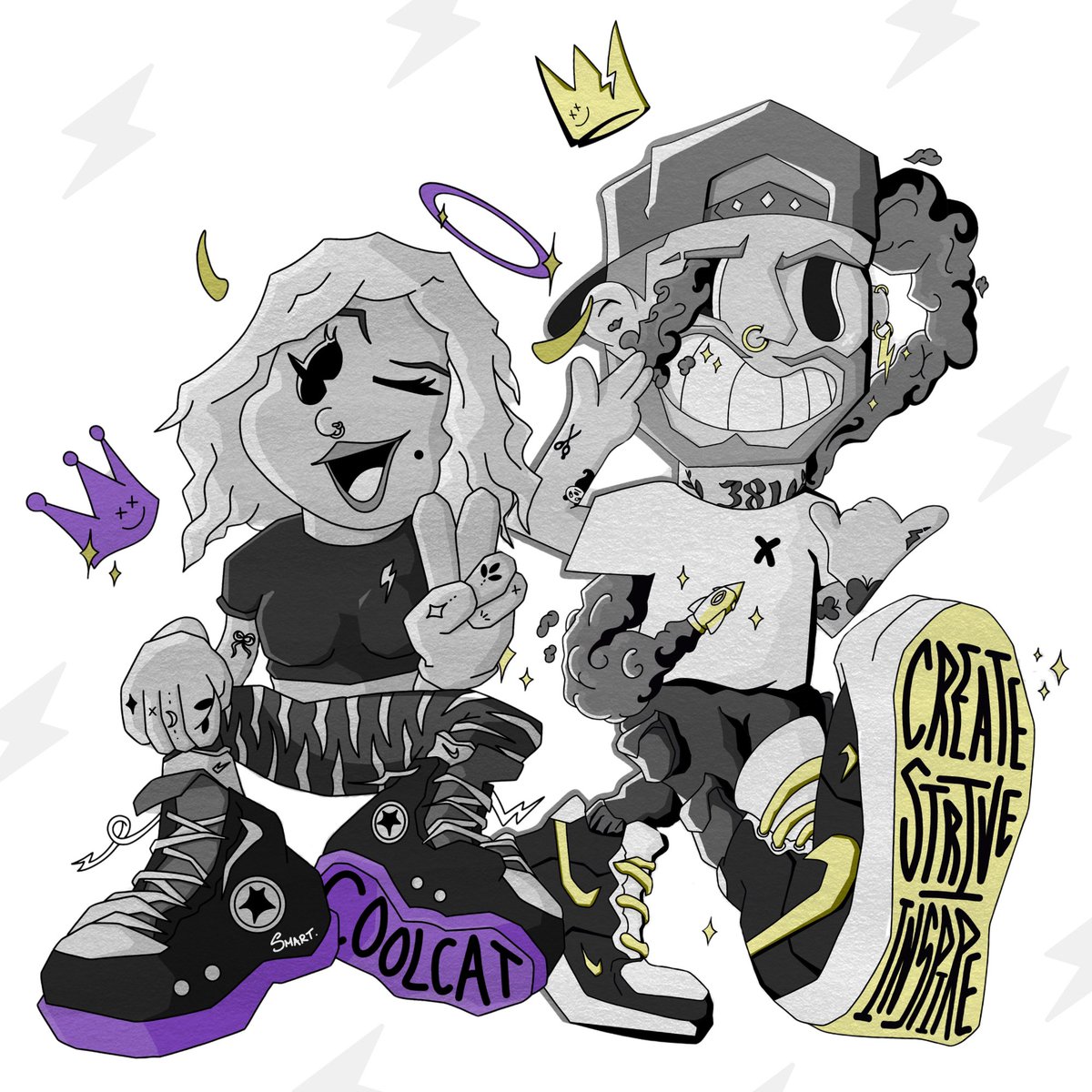 SmartXCreative's tweet image. DREAM TEAM ⚡️ #art #ArtistOnTwitter