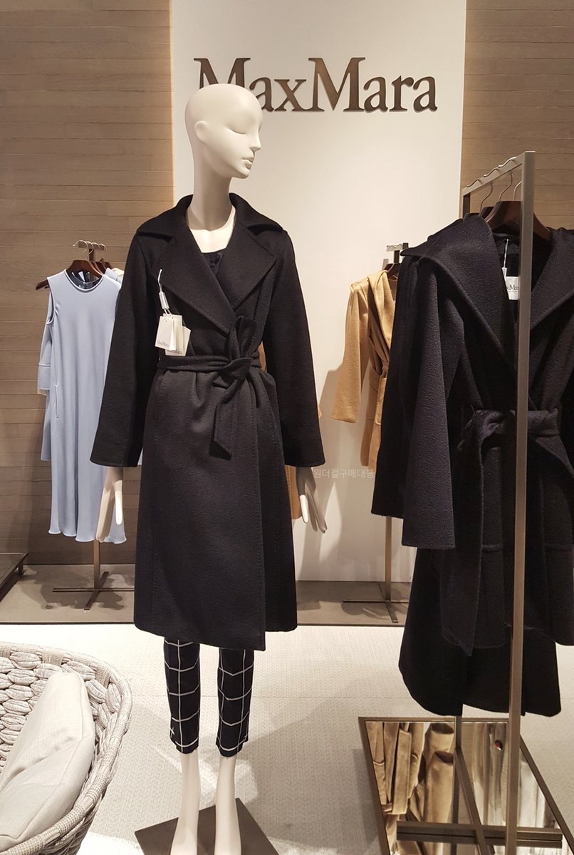 Max Mara 2025 #막스마라마누엘라 MANUELA #막스마라코트 블랙 (출처 : 스마트스토어 > 원더걸 구매대행 | 네이버 스마트스토어) naver.me/5En4leFW