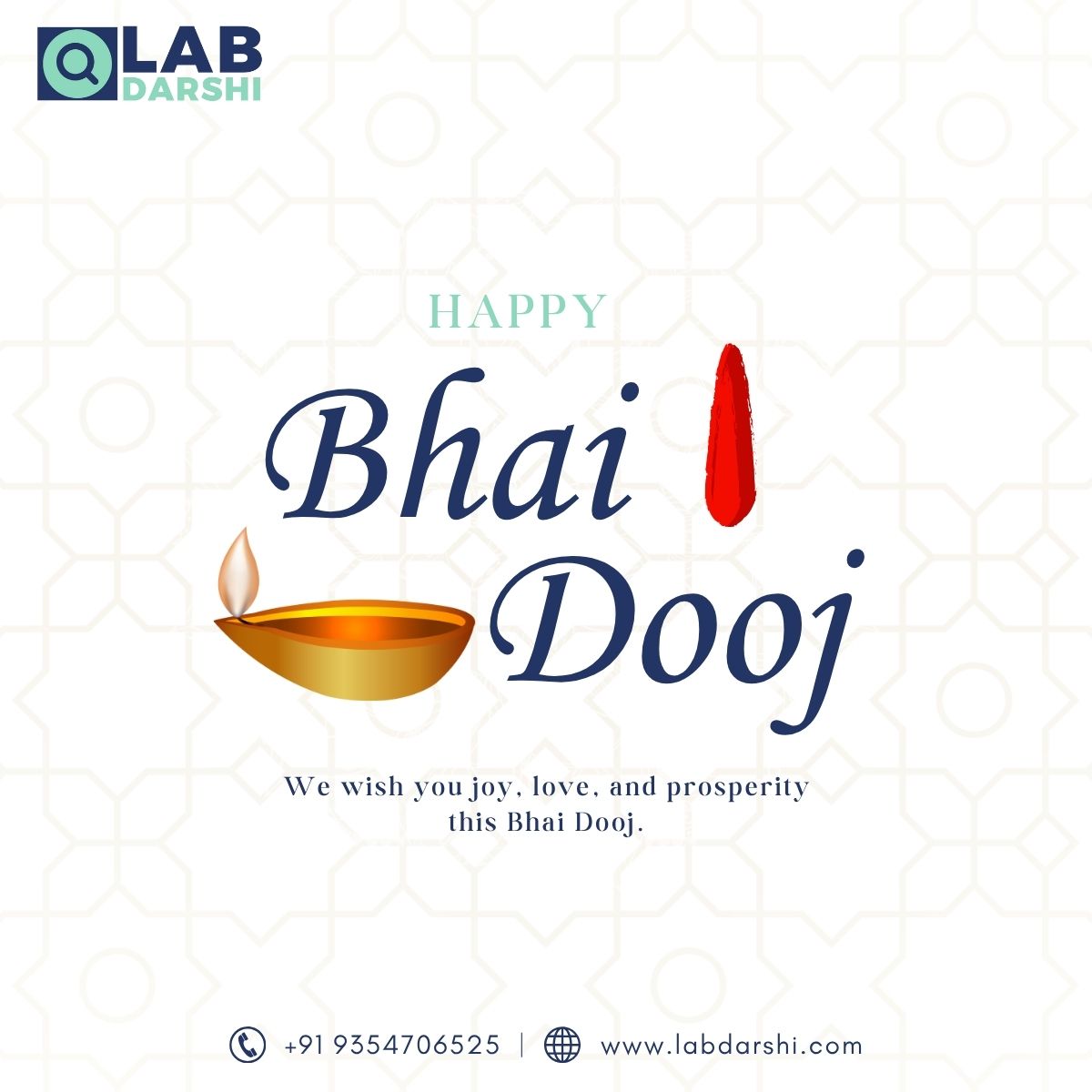 LabDarshi's tweet photo. 💛 Celebrating the bond of love, laughter, and lifelong protection between brothers and sisters. May your bond grow stronger with every moment, Lab Darshi wishes all siblings joy, happiness, and endless togetherness today and always! 👩‍👦

#BhaiDooj #SiblingLove" https://t.co/OKNHPsCWof