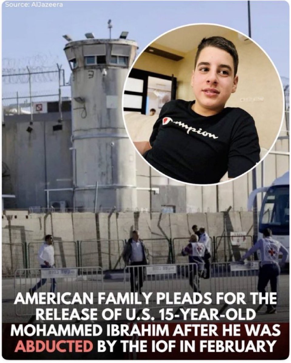 AdameMedia's tweet image. Israel still hasn&apos;t released the child hostages it has kidnapped.

323 Palestinian children, including AMERICANS. 

83% of them report being tortured.