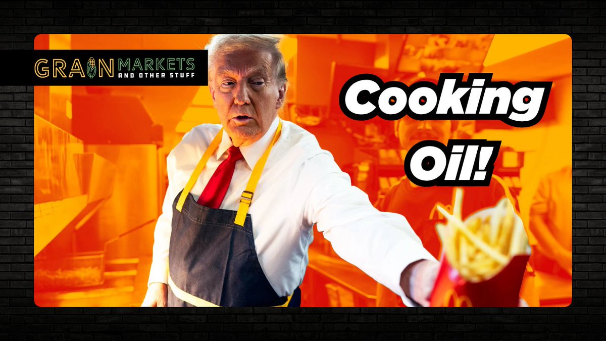 StandardGrain's tweet image. Trump's "Silly and Misguided" Cooking Oil Threat youtu.be/DWjUacSEHcE?si… via @YouTube @agtradertalk