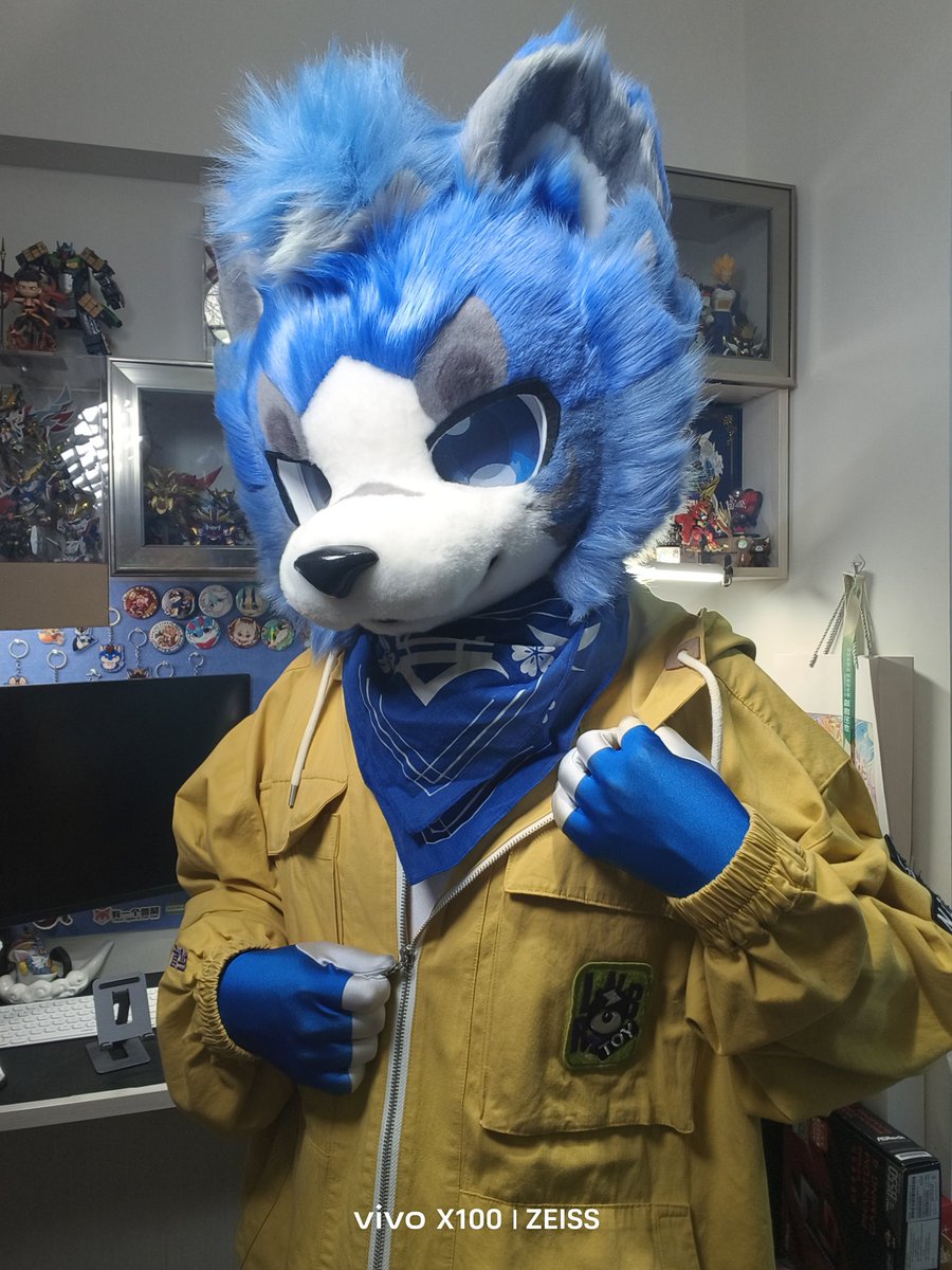 看看新来的蓝色大脑虎🐯🐯！