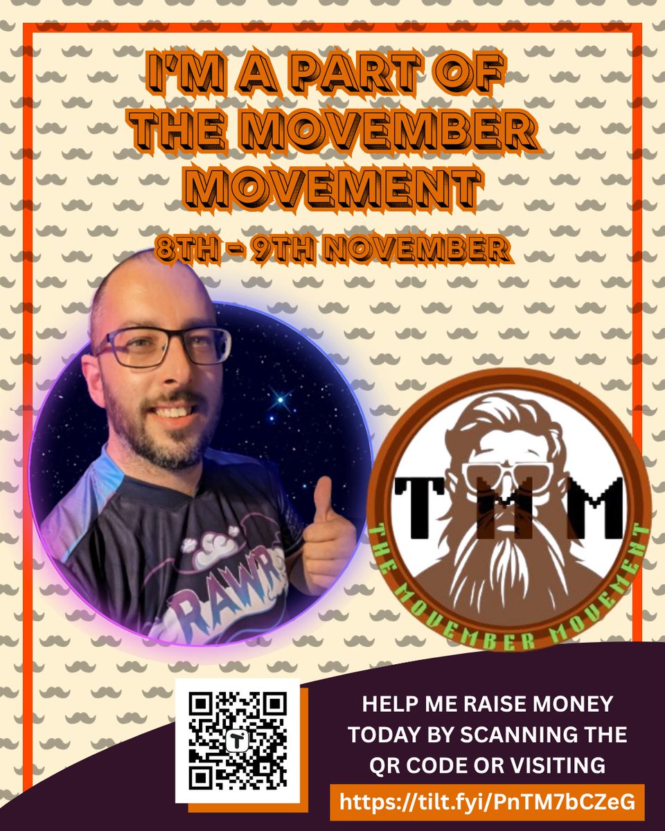 SupernovaPlays | MCR Meetup 18th April (@supernovaplays1) on Twitter photo I'm a part of <a href="/movembermovmnt/">The Movember Movement!</a> a selection of awesome streamers coming together to support <a href="/MovemberUK/">Movember UK</a> organised by <a href="/GingerViking18/">GingerViking18 || Cult of Mum</a> - It's all about men's health awareness. I'll be hosting a stream during the weekend. Please donate what you can be visiting tilt.fyi/PnTM7bCZeG I'm a part of <a href="/movembermovmnt/">The Movember Movement!</a> a selection of awesome streamers coming together to support <a href="/MovemberUK/">Movember UK</a> organised by <a href="/GingerViking18/">GingerViking18 || Cult of Mum</a> - It's all about men's health awareness. I'll be hosting a stream during the weekend. Please donate what you can be visiting tilt.fyi/PnTM7bCZeG
