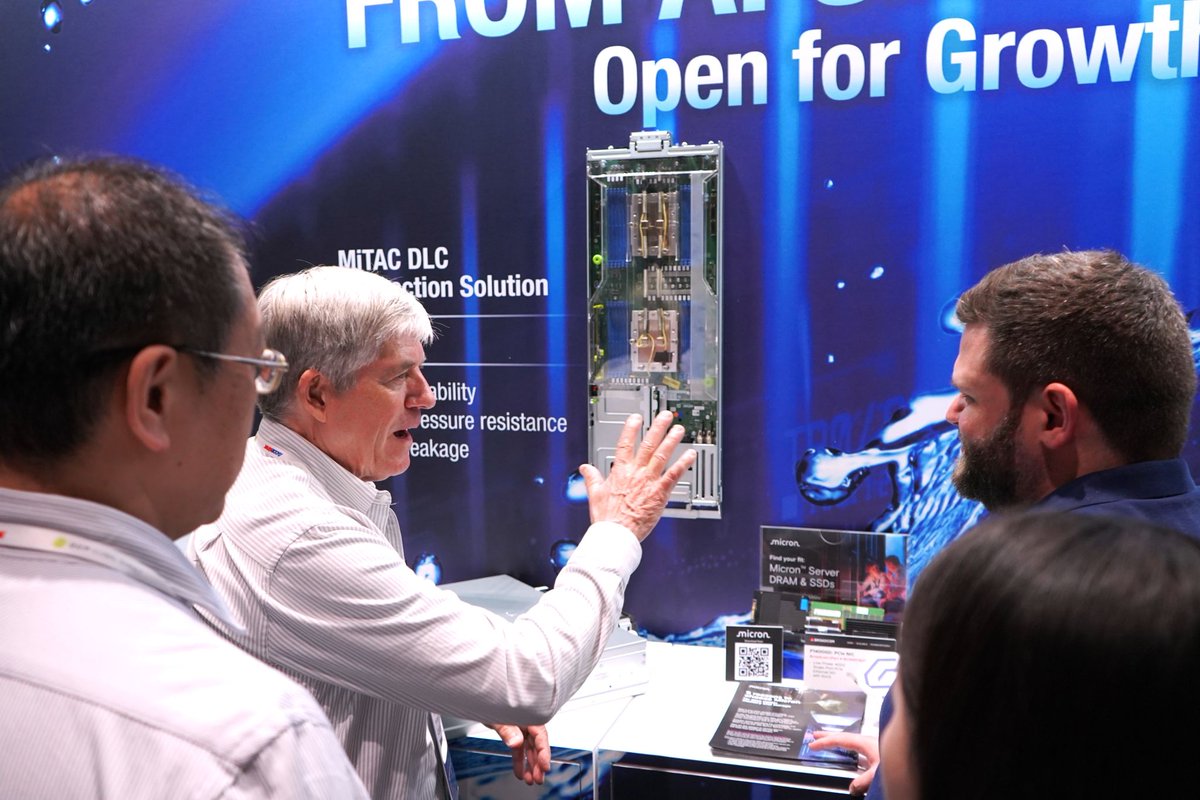 MiTACcomputing's tweet image. 🚀 An incredible start to Day 1 at #OCPGlobalSummit 2025!
We’re energized by the amazing turnout at Booth C14 — thank you for connecting and exploring open computing with us.
Discover how we advancing #AI, #LiquidCooling, Enterprise, and Cloud infrastructure for performance.