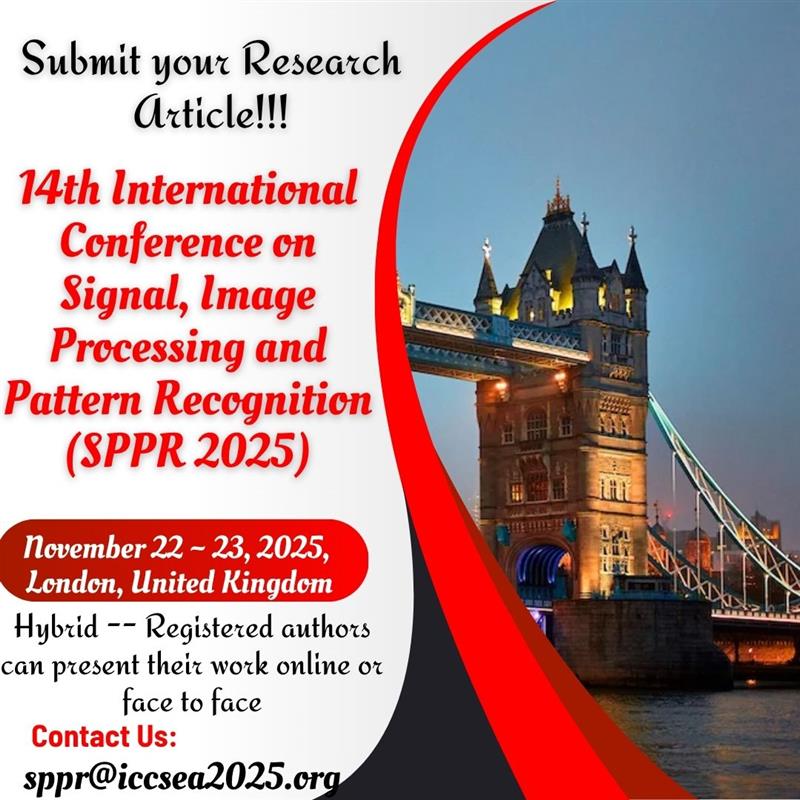 ijcsitjournal2's tweet image. #Magnitude #SensorData #multipleSensorsystems

14th International Conference on Signal, Image Processing and Pattern Recognition (SPPR 2025)
 
November 22 ~ 23, 2025, London, United Kingdom
 
iccsea2025.org/sppr/index

Contact Us : sppr@iccsea2025.org