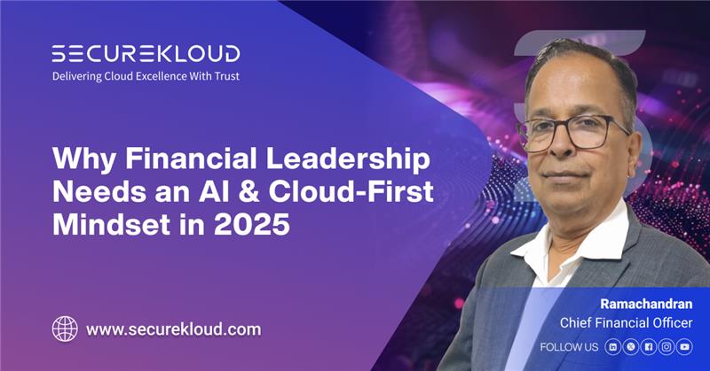 SecureKloudTech's tweet image. Why Financial Leadership Needs an AI &amp;amp; Cloud-First Mindset in 2025
The true north for every CFO is clear: ensure every investment, decision, and innovation contributes to sustainable business value, powered by AI, cloud, and digital transformation. ​
#SecureKloud #CFO