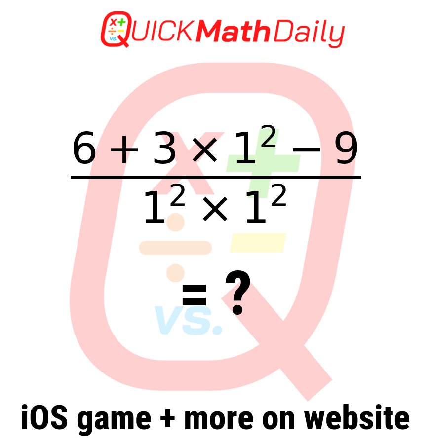 QuickMathDaily's tweet image. 🧐 Ready to Test Your Math IQ? 🚨
Solve This & Share Your Answer in the Comments!👇