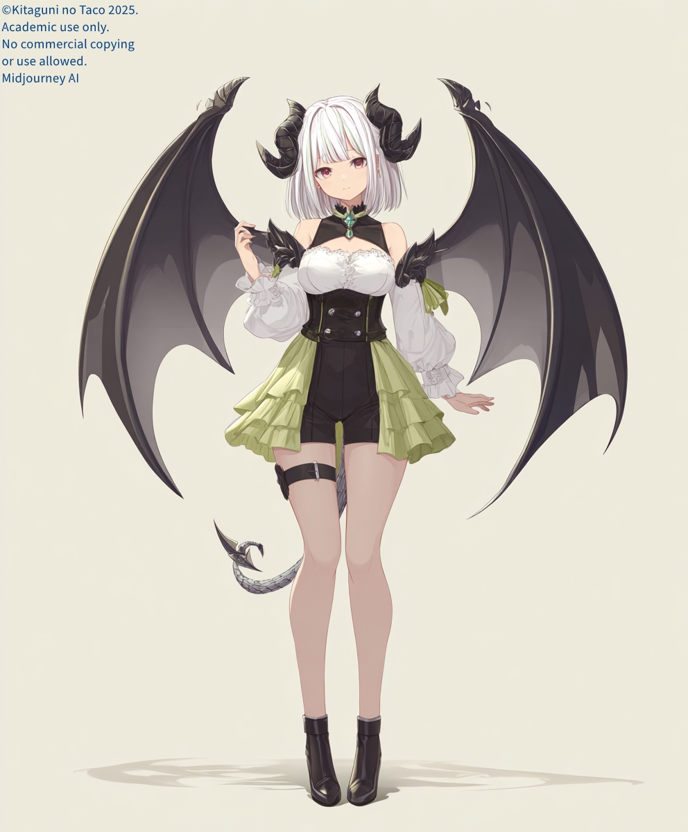 #クリスタルドラゴン娘 #ドラゴンガール ＃MidjourneyV7 
ドラゴンボーイとほぼ同じプロンプト。