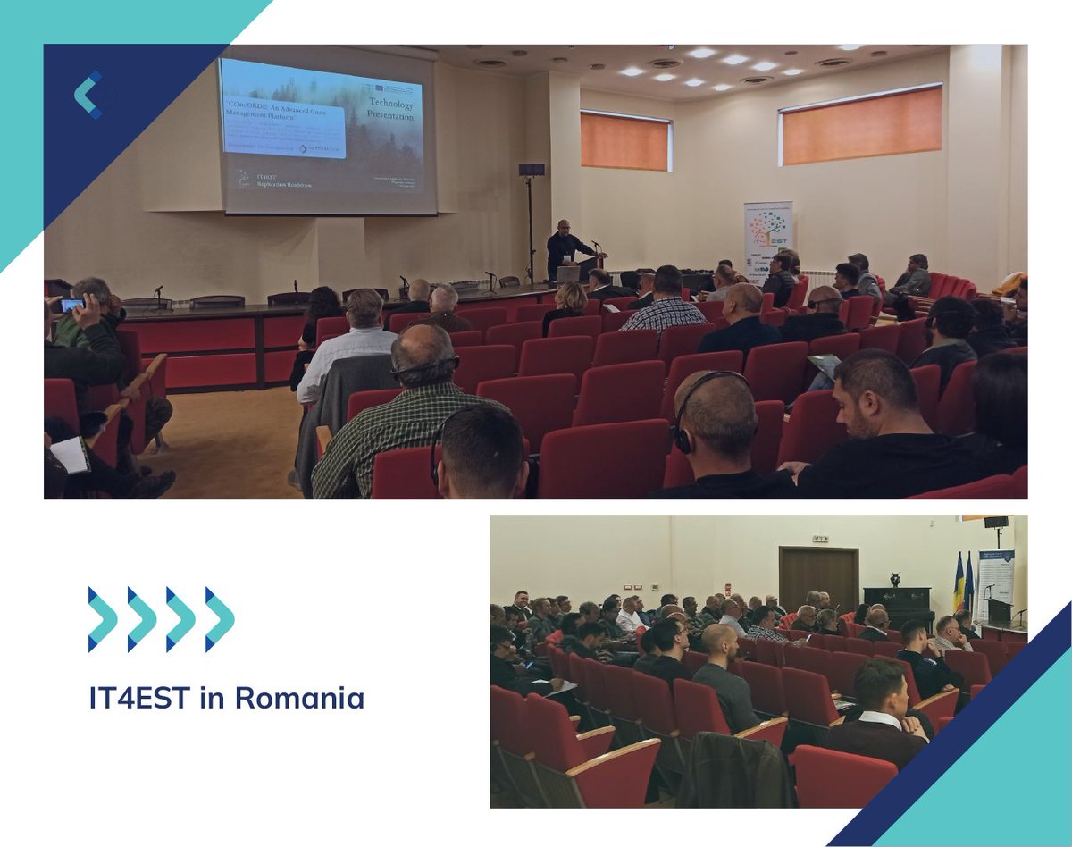 Konnektable's tweet image. 🇷🇴 LIVE from Târgoviște, Romania at the #IT4EST project  Roadshow! 🌲🔥
Dr. Angelos Liapis presents COncORDE — our platform for real-time crisis coordination &amp;amp; smarter emergency response. 💡
🔗 bit.ly/4n94wtr
#COncORDE #Innovation #WildfireManagement #CrisisResponse