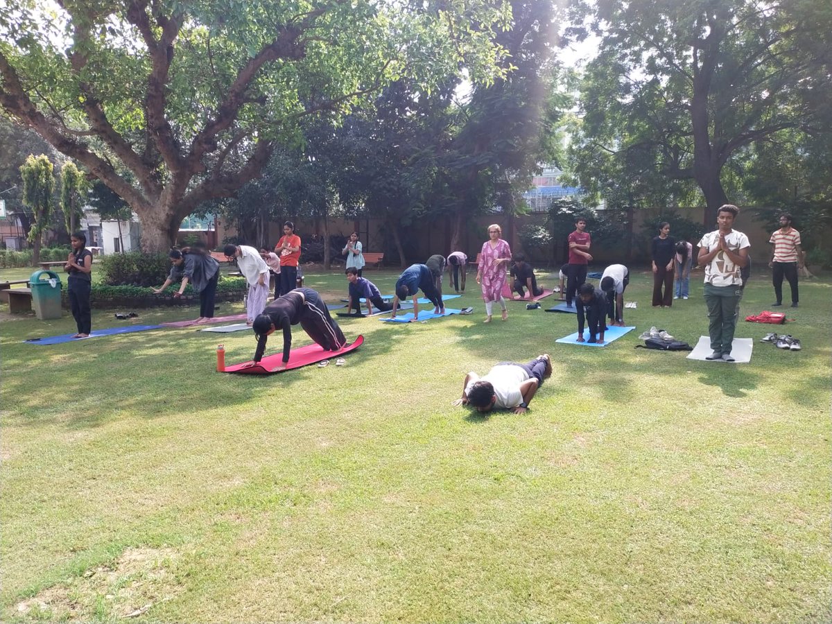 SEC Yoga in practice classes in full swing at Sri Venkateswara College