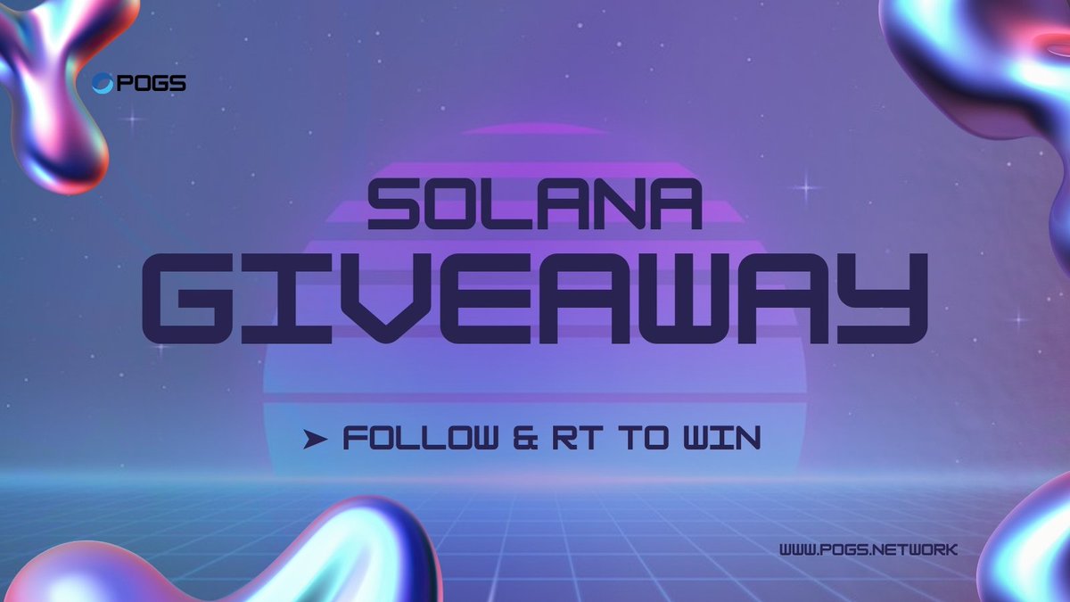 $500 in $SOL Giveaway 🎁

- Follow <a href="/Pogsnetwork/">Pogs</a> 
- Retweet + Comment WL

$25 would be sent to 20 winners 🔔