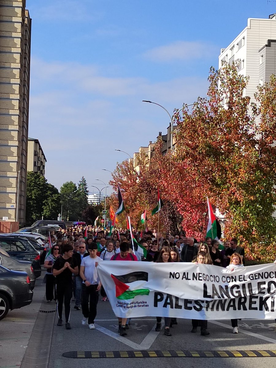 SortuBaranain's tweet image. Ehunka pertsona mobilizatu dira Barañainen Palestinako herriaren alde. Ildo beretik jarraituko dugu.