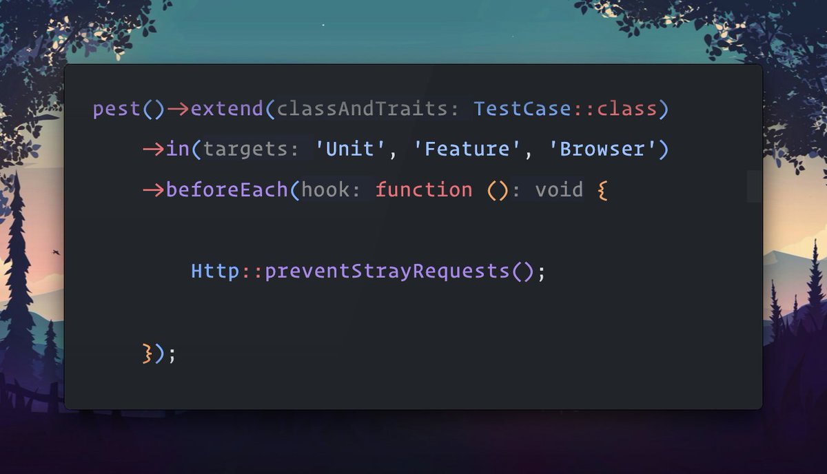 LiamHammett's tweet image. 🔥 Want quick unit tests in your Laravel app?
Make sure your unit tests aren't calling real third-party APIs by using Http::preventStrayRequests()
It *forces* you to fake your HTTP requests in tests, making them quick and less prone to random failures when the API has issues