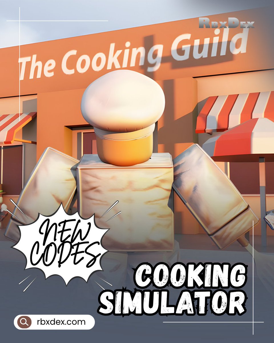 rbxdex's tweet image. 👨🍳🔥 Cook up some fun!
Redeem the latest Roblox Cooking Simulator codes to grab free coins, boosts, and secret recipes!
🍔👩🍳 Time to become the top chef in Roblox! 🥗
🔗 rbxdex.com/game-codes/coo…
#Roblox #CookingSimulator #RobloxCodes #GamingCommunity #FreeRewards #RobloxFun