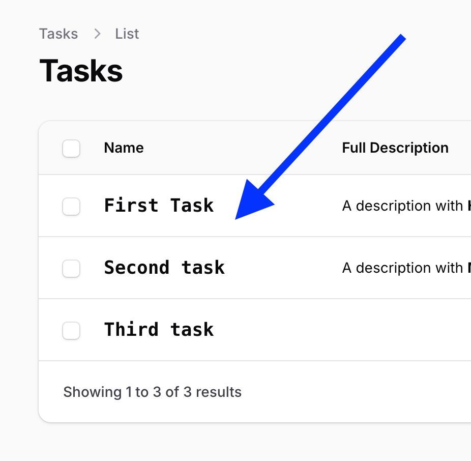 PovilasKorop's tweet image. Tip on @filamentphp.
Easily change your text style:
Use `size()`, `weight()`, and `fontFamily()` to control typography right from the column.
Link to docs: filamentphp.com/docs/4.x/table…
#practicalFilamentDocs