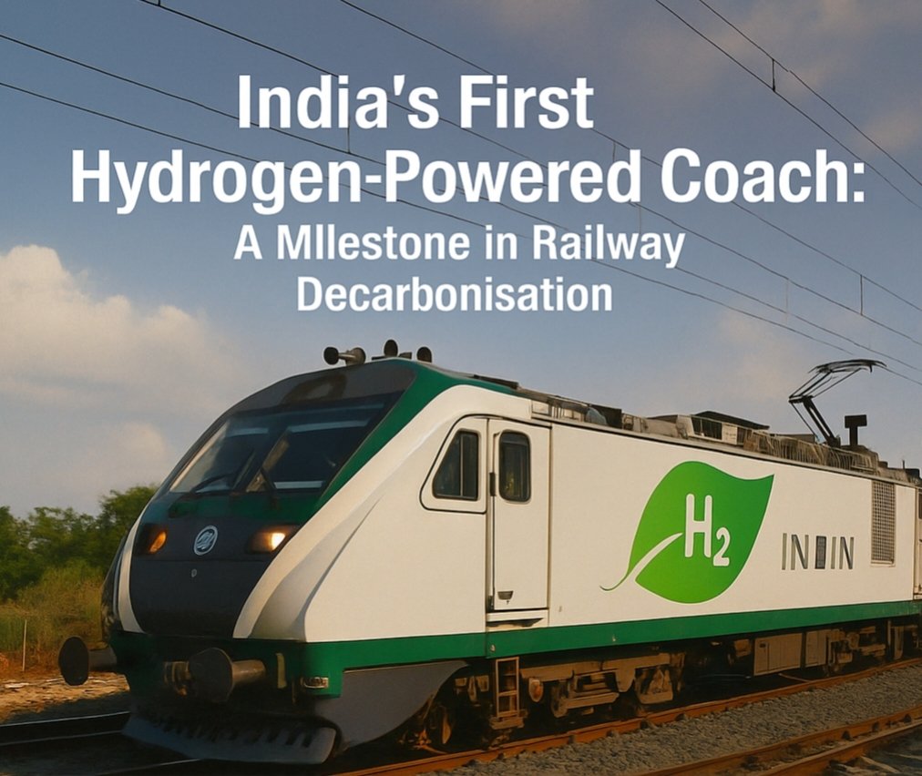 therastranews's tweet image. UPSC Editorial Analysis: India’s First Hydrogen-Powered Coach
#UPSC #EditorialAnalysis #India #HydrogenCoach #CleanEnergy #Railways #Innovation #SustainableTransport #MakeInIndia #Technology