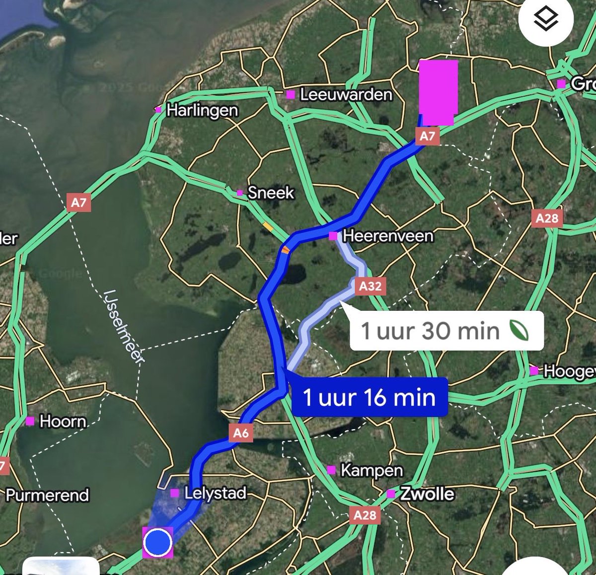 Aaarghh!!

Eindeloos🥴
Max 90km/h..🤦‍♂️