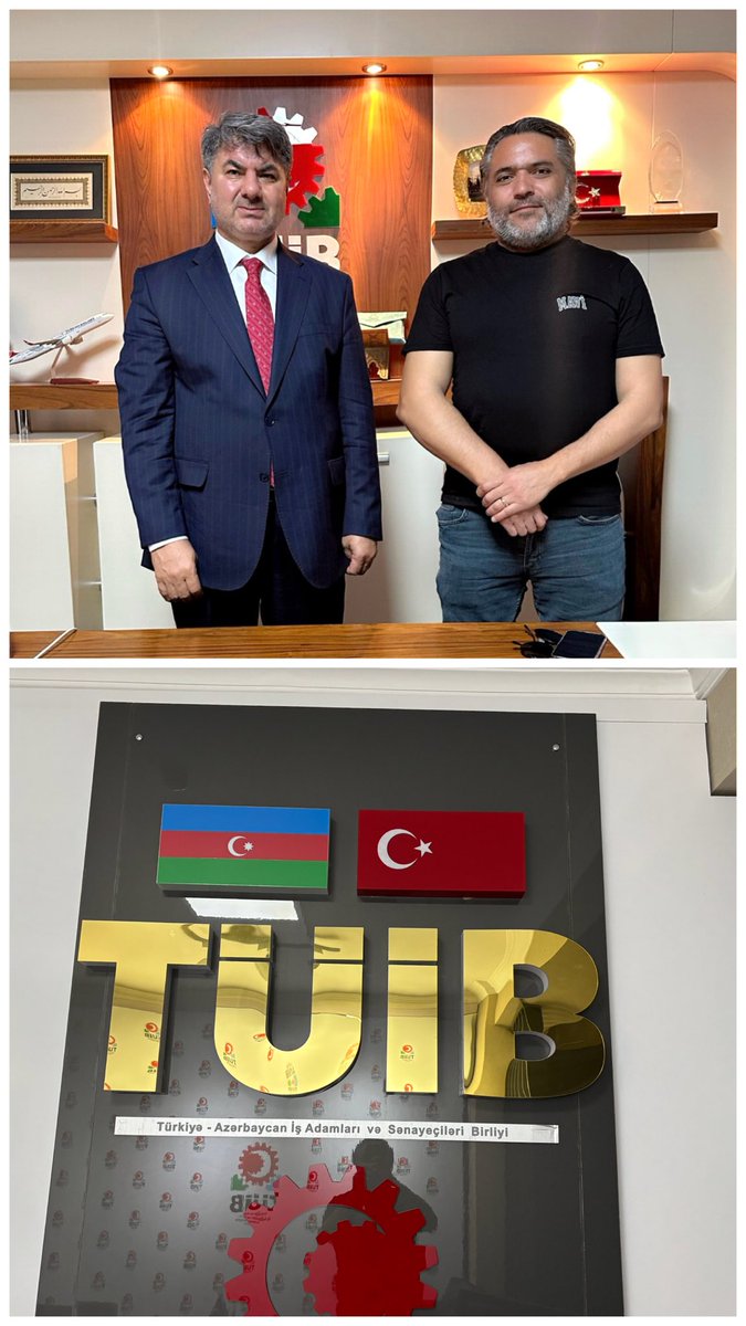 Türkiye-Azerbaycan iş adamları ve Sanayiiciler odası başkanı sayın; Hüseyin Büyükfırat’a nazik daveti ve konukseverliği için teşekkür ederim. 
#TUIB