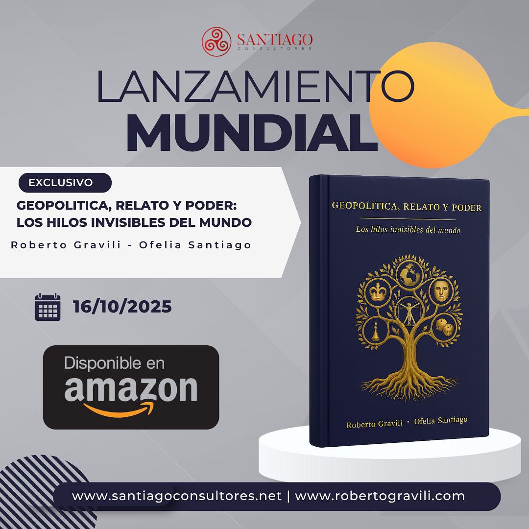 OfeliaSantiago's tweet image. Tras años de reflexión y estudio, presentamos “Geopolítica. Relato y Poder. Los hilos invisibles del mundo”: una obra que condensa nuestra experiencia profesional.
Disponible desde este jueves en Amazon
mybook.to/RelatoYPoder
#Geopolítica #Relato #Poder #Libro