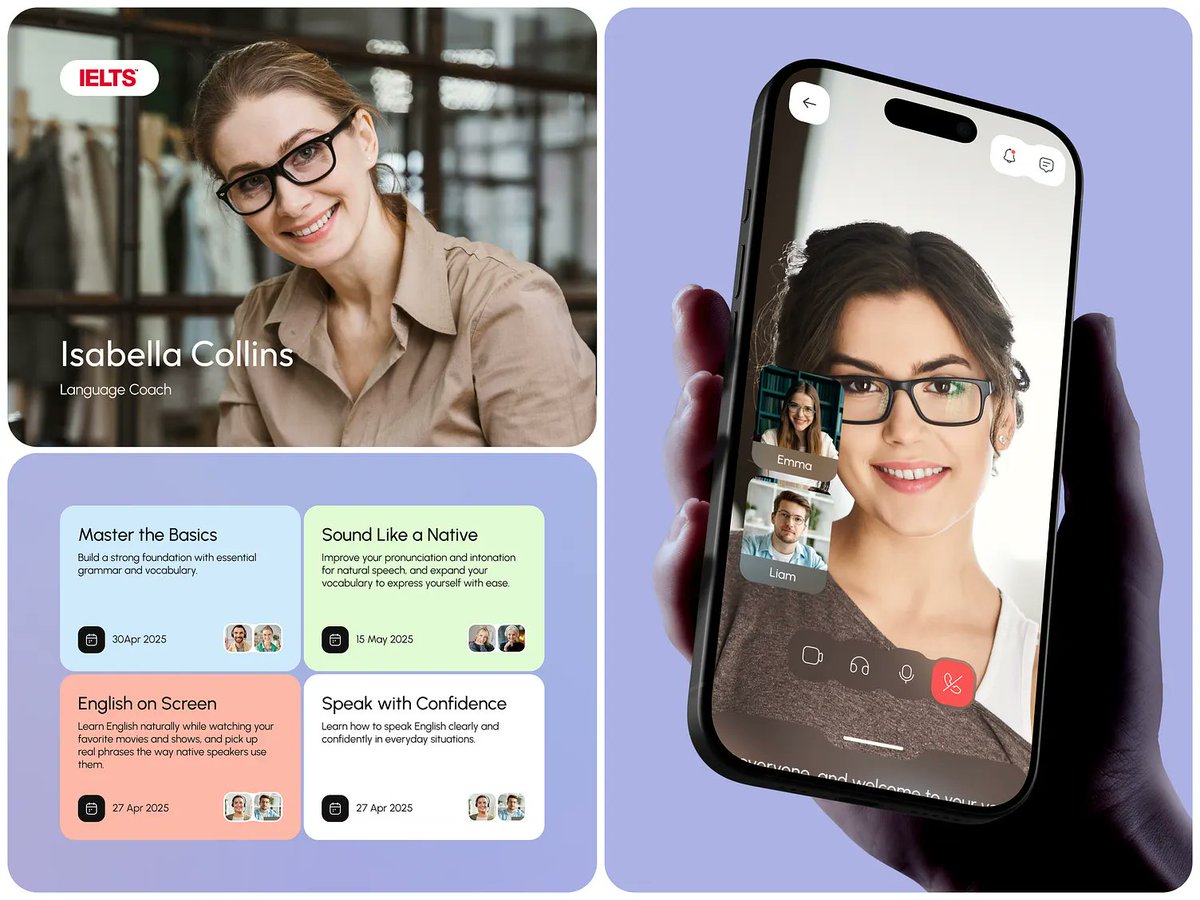 Bogdanlifestyle's tweet image. E-Learning App Concept - IELTS Coaching Platform dribbble.com/shots/26643639…