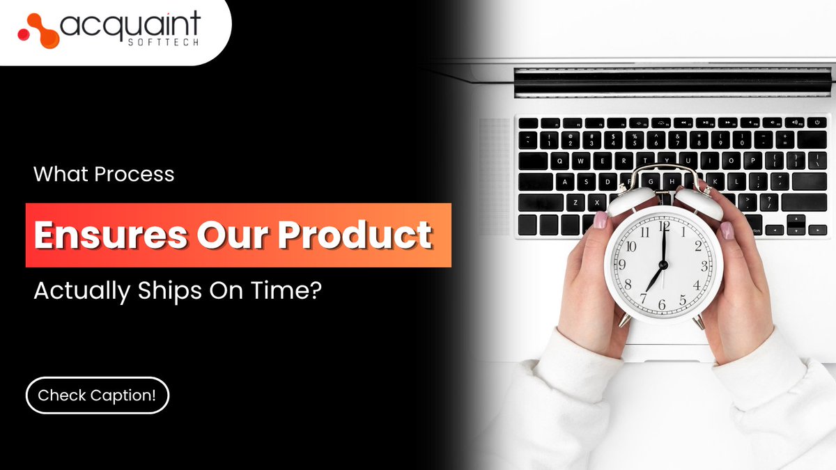 Acquaint Softtech (@acquaintsoft) on Twitter photo In software development, "done" is a deadline, not a suggestion. Our formula for on-time delivery combines Agile rigor, visual progress tracking, and iterative learning to ship quality code, predictably.
See the essential steps in the visuals below.
1. Start With Agile Sprint In software development, "done" is a deadline, not a suggestion. Our formula for on-time delivery combines Agile rigor, visual progress tracking, and iterative learning to ship quality code, predictably.
See the essential steps in the visuals below.
1. Start With Agile Sprint