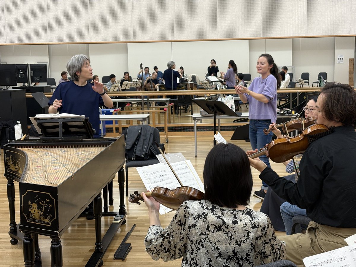 bach_collegium's tweet photo. BCJ第168回定期演奏会
教会カンタータ・シリーズ vol. 92
〜コラールカンタータ300年プロジェクトⅧ〜

今週末、神戸と東京で行われる演奏会に向け、リハーサルを行っております🎶

鈴木優人によるオルガン独奏🎹を含め、バッハのカンタータを生演奏で聴ける特別な機会を、ぜひお楽しみに✨

🎵第272回神戸松蔭チャペルコンサート
🗓️2025年10月18日（土）18:00開演
※開演時間が通常とは異なります※
📍神戸松蔭大学チャペル

🎵BCJ第168回定期演奏会
🗓️2025年10月19日（日）15:00開演
📍東京オペラシティ コンサートホール

🗣️どちらの公演も開演15分前よりプレトークあり