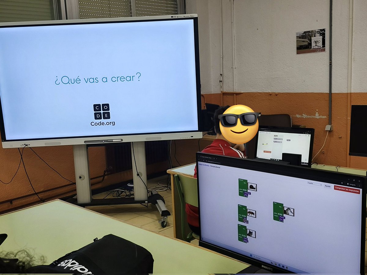 tecuribarri's tweet image. En Control y Robótica 3⁰ ESO @IESMUribarri celebramos la #CodeWeek compitiendo con #BlockyGames