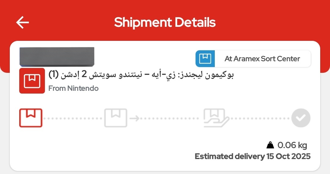 AMMODY's tweet photo. مؤخراً بدأ شحن الطلبات المُسبقة
للعبة Pokémon Legends: Z-A
من متجر نينتندو الرسمي عبر شركة أرامكس 👌🏻

مُقبلين على تجربة ممتعة قريباً 🔥 https://t.co/3znnvTZwTy