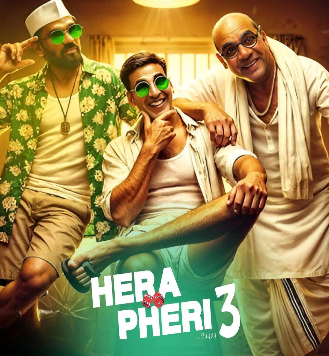 SinghRowdysingh's tweet image. Outstanding Poster, Fan made
#HeraPheri3 🔥
@akshaykumar @SunielVShetty @SirPareshRawal @priyadarshandir